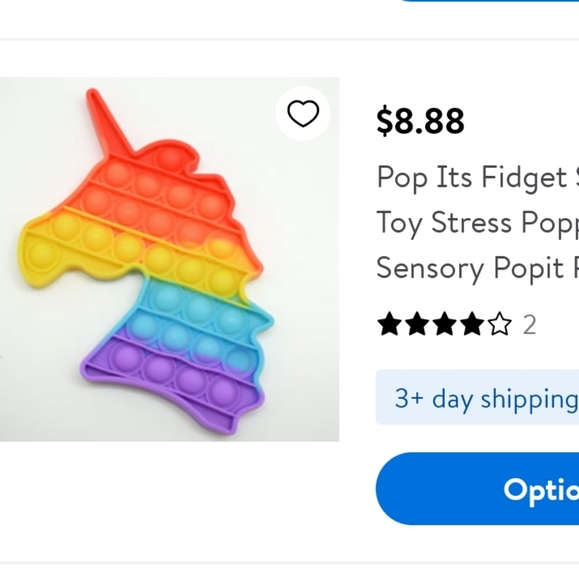 3 PC Rainbow Popper Sensory Bubble Fidget Toy set for boys/girls (NEW) - Picture 7 of 8